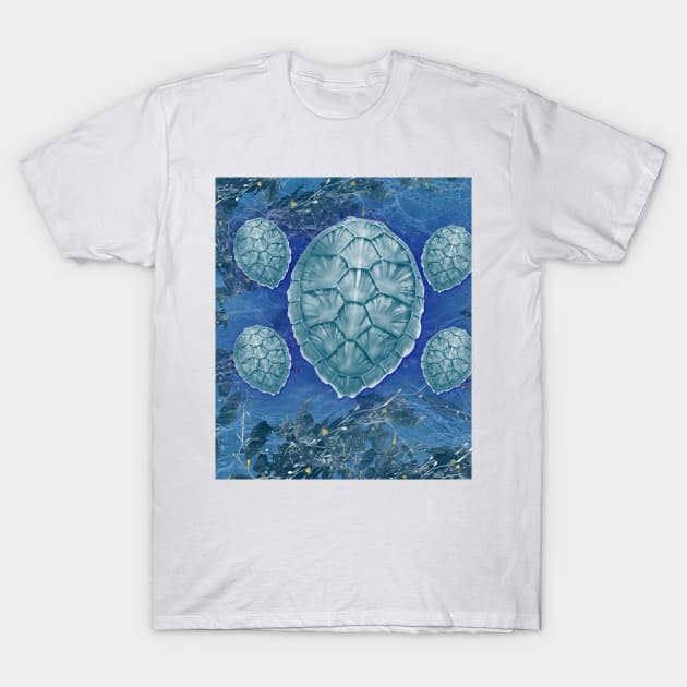 Turtles underwater T-Shirt by Happyoninside